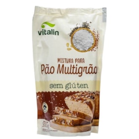 Mistura p/ Pão Multigrãos Integral sem Glúten 300g - Vitalin