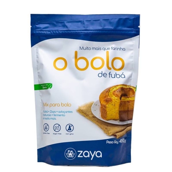 Mix de Bolo de Fubá 490g Zaya