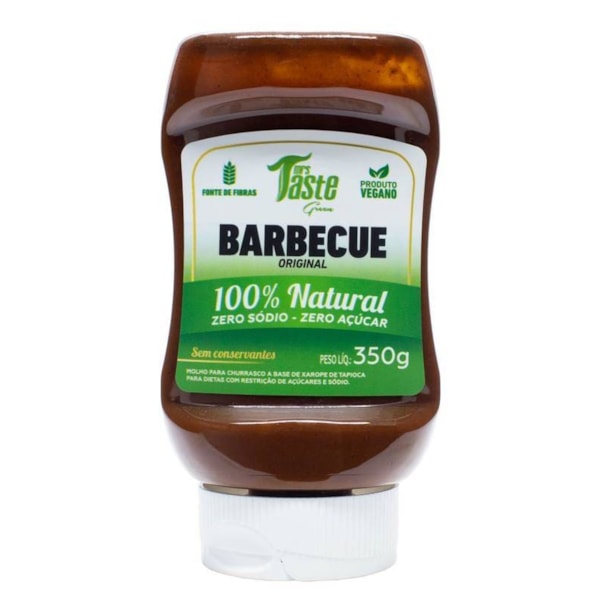 Molho Barbecue Original 100% Natural Vegano 350g Mrs Taste