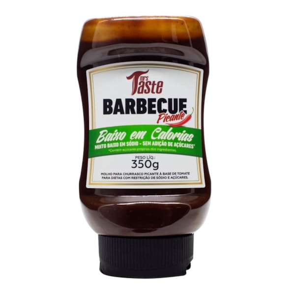 Molho Barbecue Zero Picante 350g - Mrs Taste