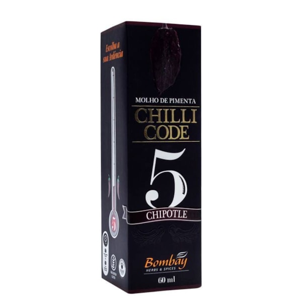 Molho De Pimenta Chipotle Chili Code 5 60ml Bombay