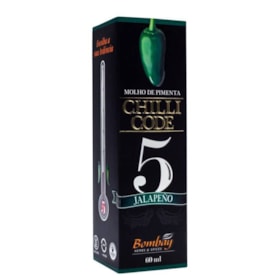 Molho De Pimenta Jalapeno Chili Code 5 60ml Bombay