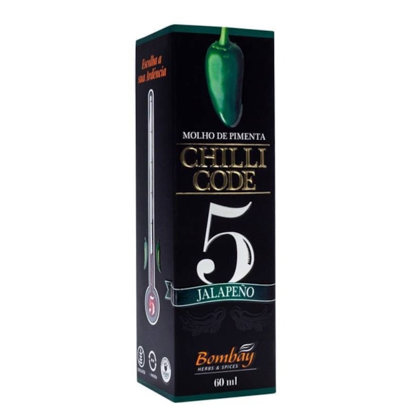 Molho De Pimenta Jalapeno Chili Code 5 60ml Bombay