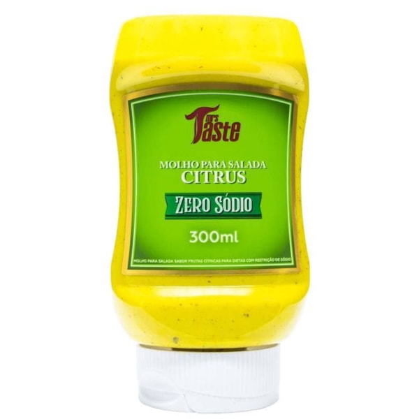 Molho para Salada Zero Sódio sabor Citrus 300ml - Mrs Taste