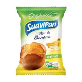 Muffin De Banana Orgânico Display 12x40g Suavipan