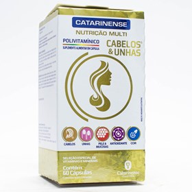 Multi Cabelos E Unhas 60 Cps Catarinense Pharma