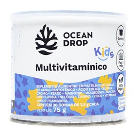 Multi Vitamínico Kids 30 Gomas 75g Ocean Drop