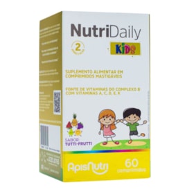 Nutridaily Kids 60 Comprimidos Mastigáveis Apisnutri