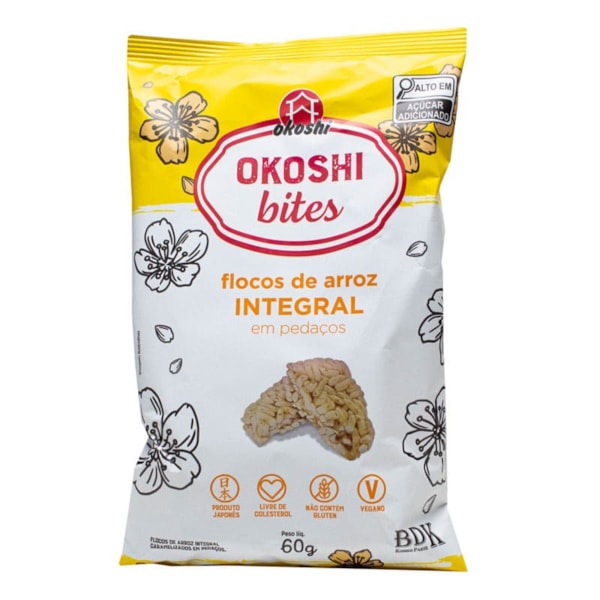 Okoshi Bites Integral Caramelizado 60g Okoshi