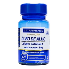 Óleo De Alho Desodorizado 60 Cápsulas Catarinense Pharma