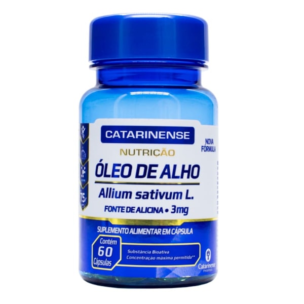 Óleo De Alho Desodorizado 60 Cápsulas Catarinense Pharma