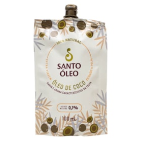 Óleo De Coco Extra Virgem De Polpa 100ml Santo Óleo