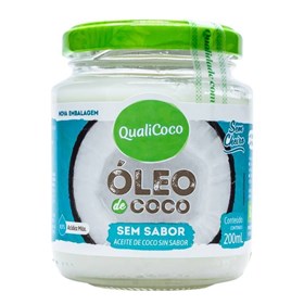 Oleo de Coco s/ Sabor 200ml - QualiCoco