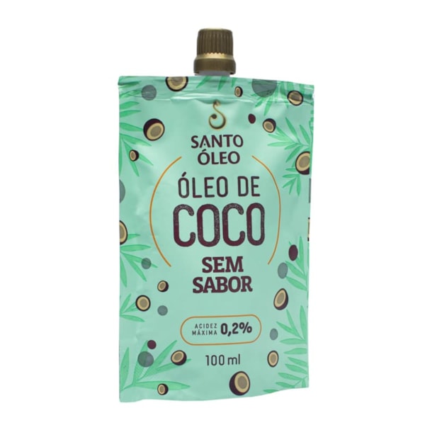 Óleo De Coco Sem Sabor 100ml Santo Óleo