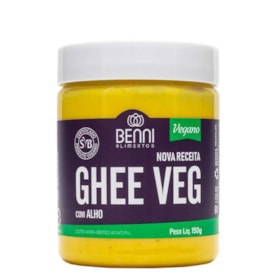 Óleo De Palma Ghee Veg Sabor Manteiga Com Alho 150g Benni