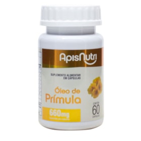 Óleo De Prímula 660mg 60 Cápsulas Apisnutri