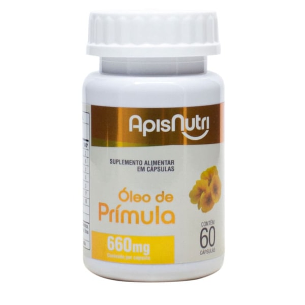 Óleo De Prímula 660mg 60 Cápsulas Apisnutri