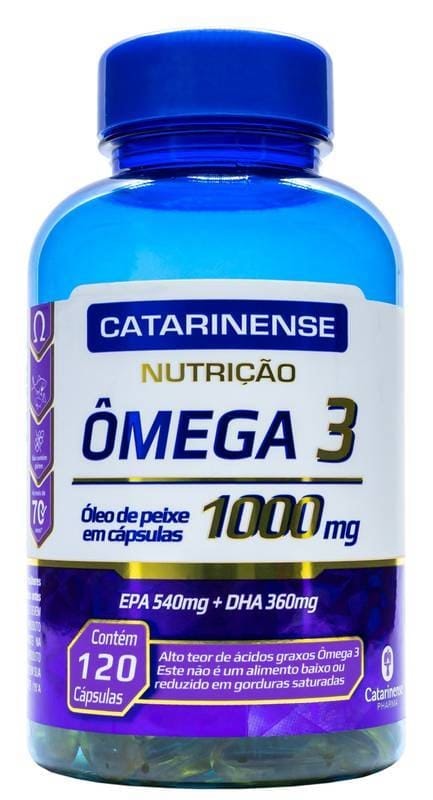 mega 3 1.000mg 120 C psulas Catarinense Pharma