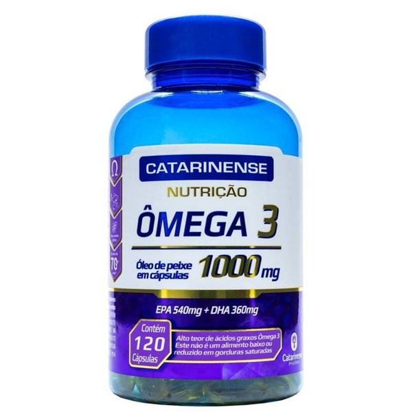Ômega 3 1.000mg 120 Cápsulas Catarinense Pharma