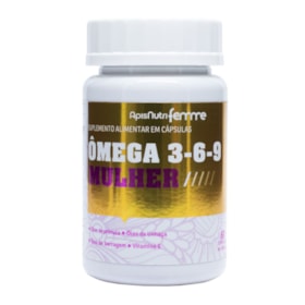 Ômega 3-6-9 60 Cápsulas 1000mg Mulher Apisnutri