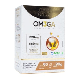 Ômega 3 90caps De 990mg Epa 33% E 660mg Dha 22% Mix Nutri