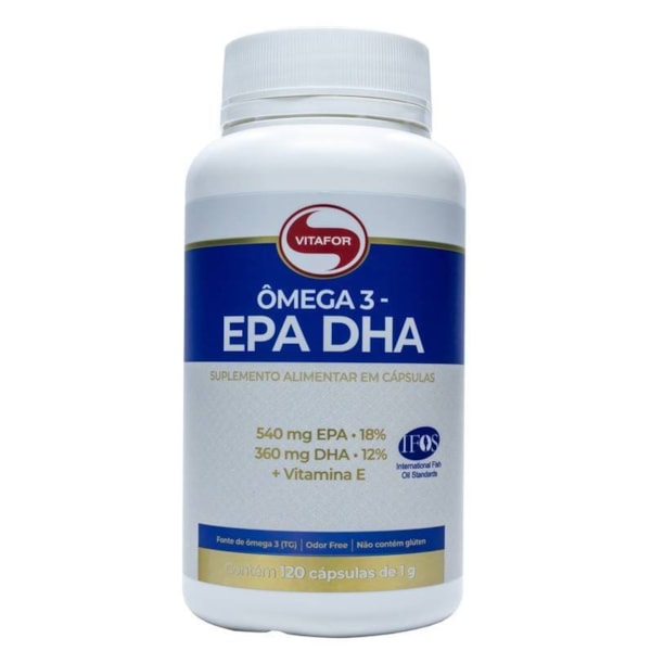 Ômega 3 - EPA DHA 120cáps 1g – Vitafor