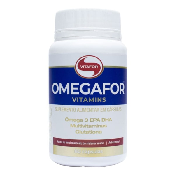 Omegafor Vitamins 60 Cápsulas  De 1g Vitafor