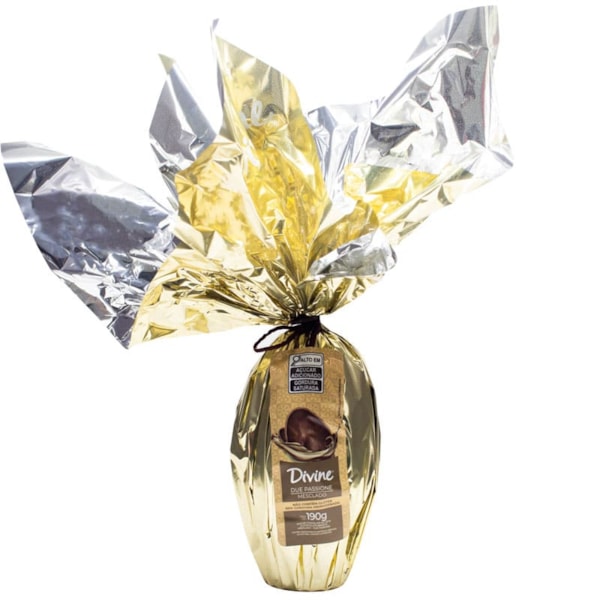 Ovo De Páscoa De Chocolate Mesclado 190G Divine