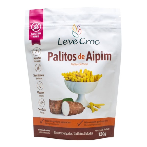 Palitos De Aipim 120g Leve Croc