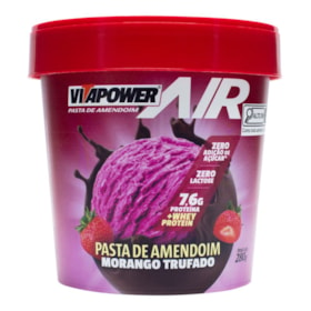 Pasta De Amendoim Air Morango Trufado 280g Vitapower