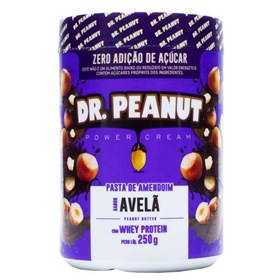 Pasta de Amendoim Avelã c/ Whey Protein 250g Dr Peanut