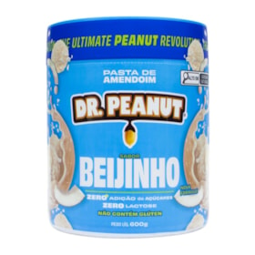 Pasta De Amendoim Beijinho C/ Whey Protein Zero Açúcar 600g Dr Peanut