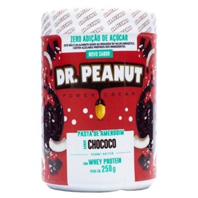 Pasta de Amendoim Chococo c/ Whey Protein 250g Dr Peanut