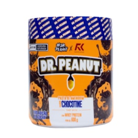 Pasta de Amendoim Chocotine c/ Whey Protein 600g Dr Peanut