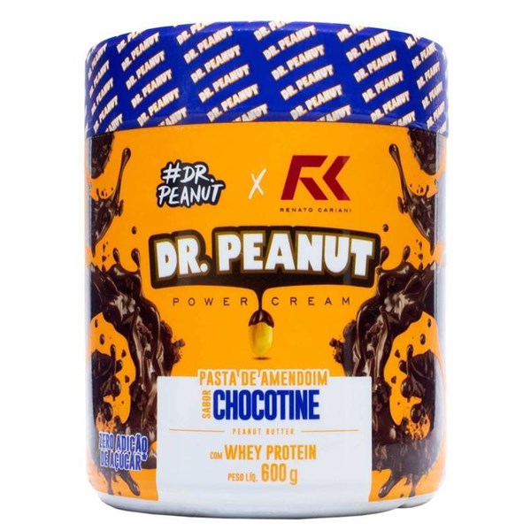 Pasta de Amendoim Chocotine c/ Whey Protein 600g Dr Peanut