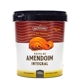 Pasta De Amendoim Integral 450g Nutríssima