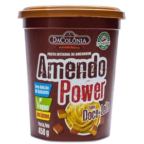 Pasta De Amendoim Integral C/ Doce De Leite 'Amendo Power' 450g Dacolonia