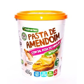 Pasta de Amendoim Integral c/ Sal Rosa do Himalaia Levemente Salgada 450g Guimarães