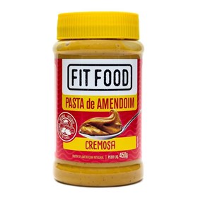 Pasta de Amendoim Integral Cremosa Vegana 450g FIT FOOD