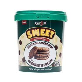 Pasta De Amendoim Sweet Sabor Cookies N Cream 500g Power One