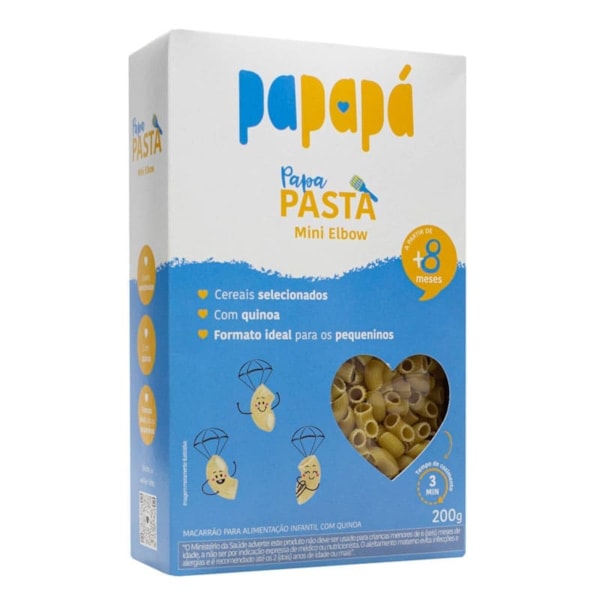 Pasta Mini Elbow 200g Papapá