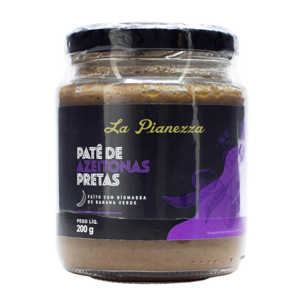 Patê de Azeitona Preta 200g La Pianezza