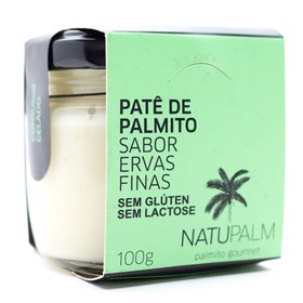 Pate de Palmito sabor Ervas Finas 100g - NatuPalm