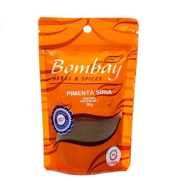 Pimenta Síria 30g Pouch Bombay