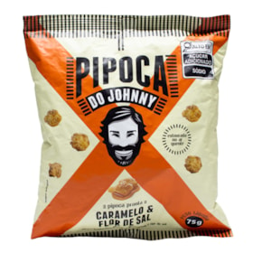 Pipoca Caramelo Com Flor De Sal 75g Pipoca Do Johnny