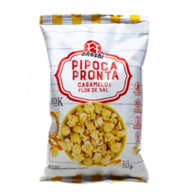 Pipoca Pronta sabor Caramelo e Flor de Sal 50g Okoshi