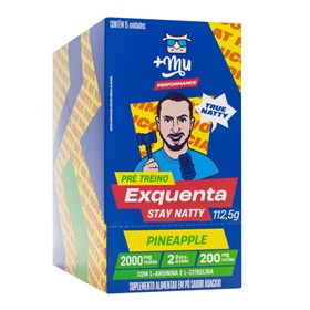 Pré Treino Pineapple "Exquenta" Display 15X7,5g +Mu