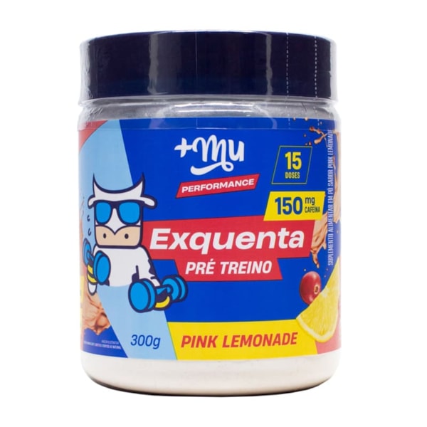 Pré Treino Pink Lemonade "Exquenta" 300g +Mu