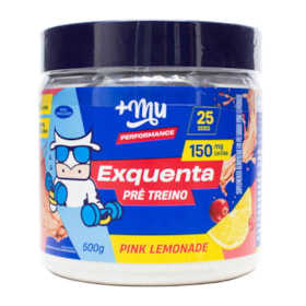 Pré Treino Pink Lemonade "Exquenta" 500g +Mu