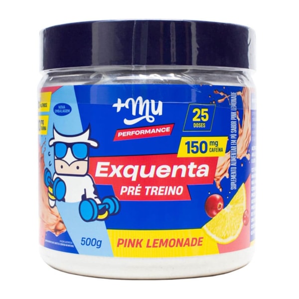 Pré Treino Pink Lemonade "Exquenta" 500g +Mu